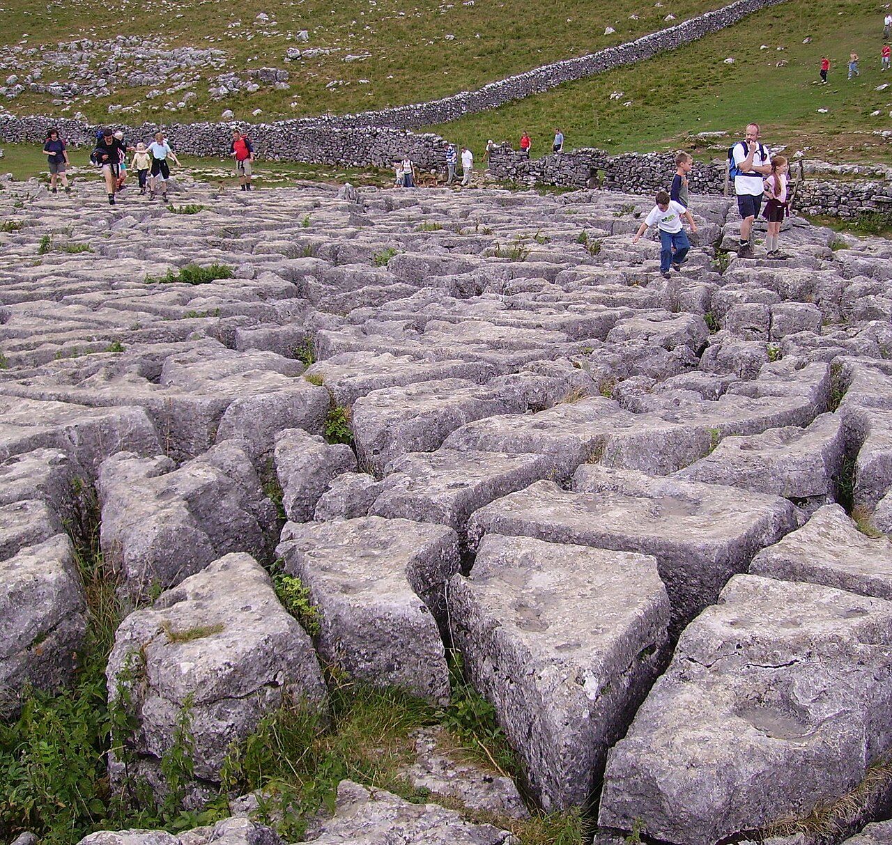Limestone scenery at Malham in the Yorkshire Dales